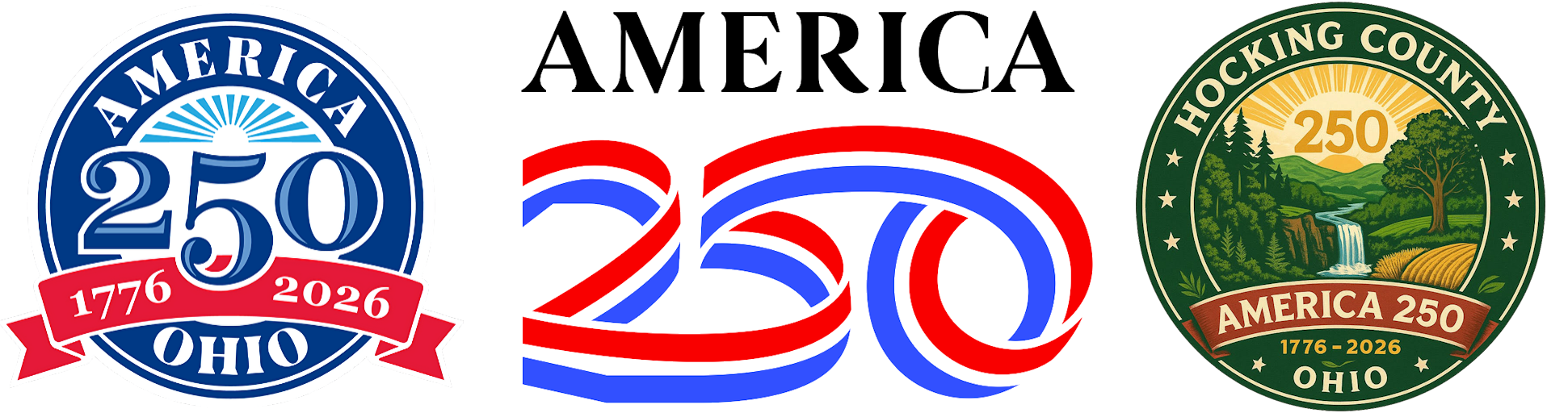 America 250 Logos