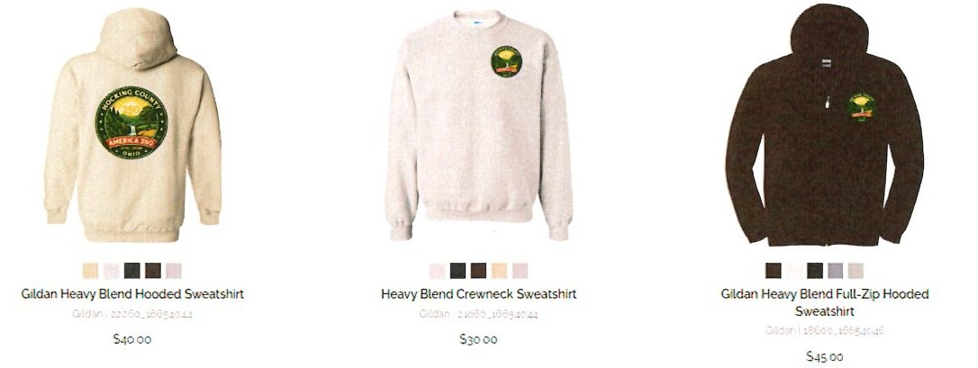 Tshirt styles available from Hawk's Nest